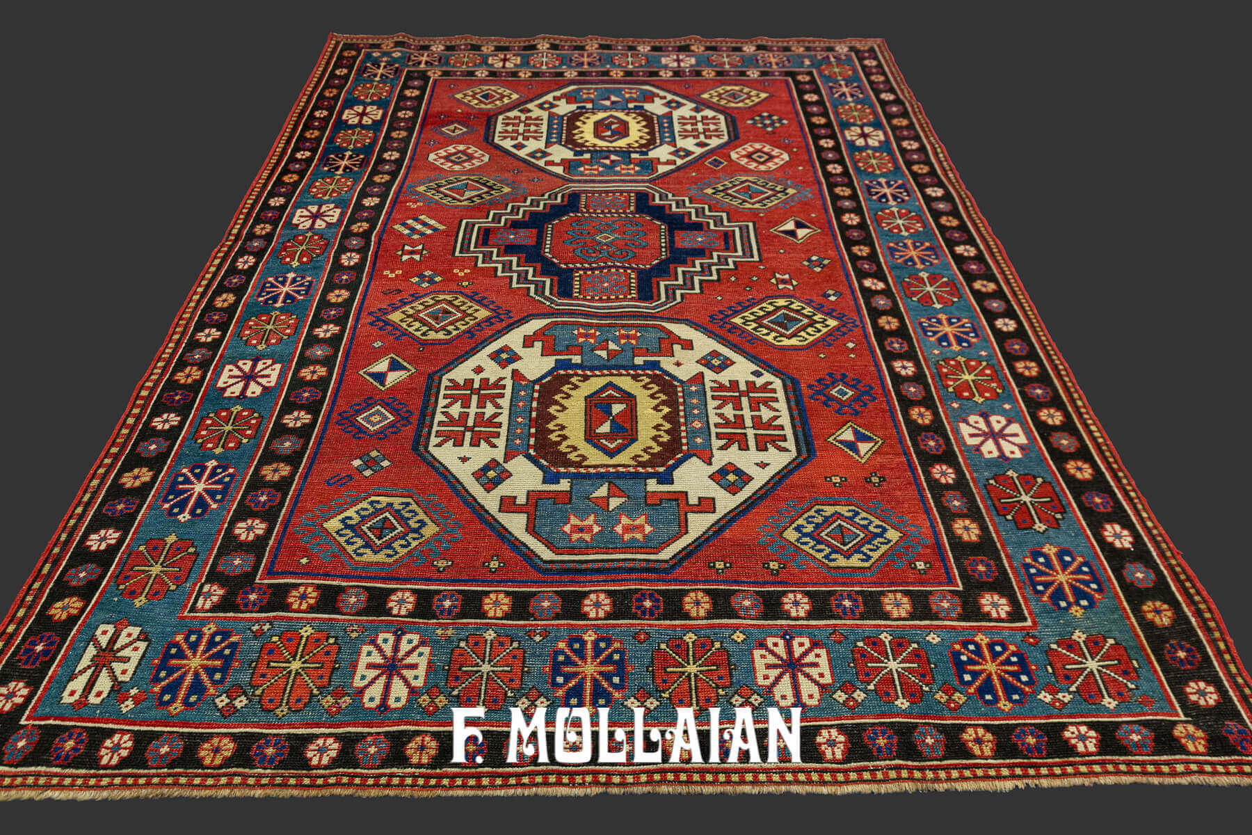 Tapis Kazakh Caucasien « Lori Pampak » n°:88529216