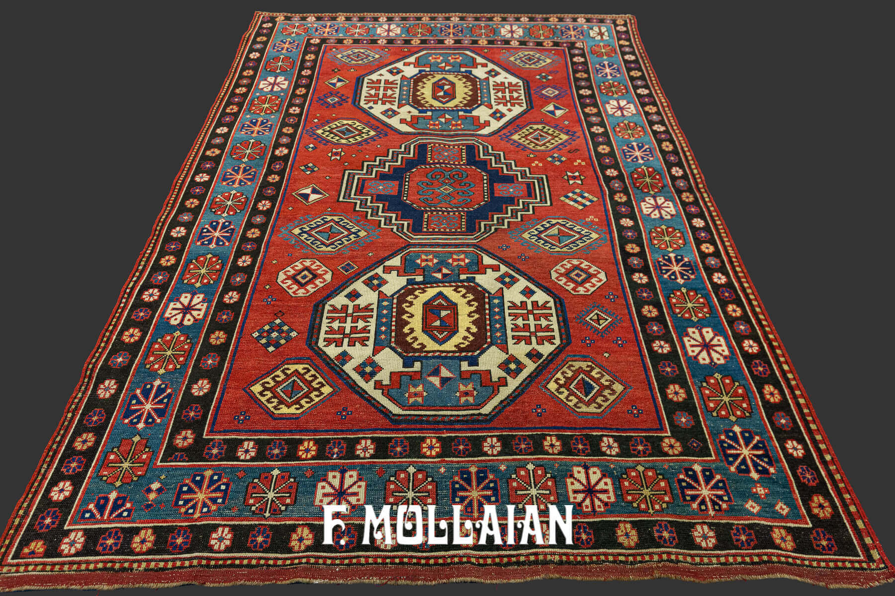 Tapis Kazakh Caucasien « Lori Pampak » n°:88529216