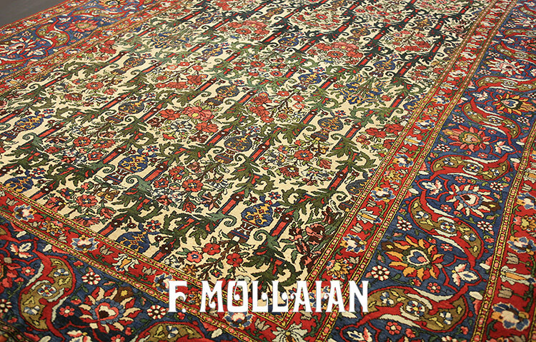 All-over Floral/Golfarang! Persian Bakhtiari Carpet n°:19753811