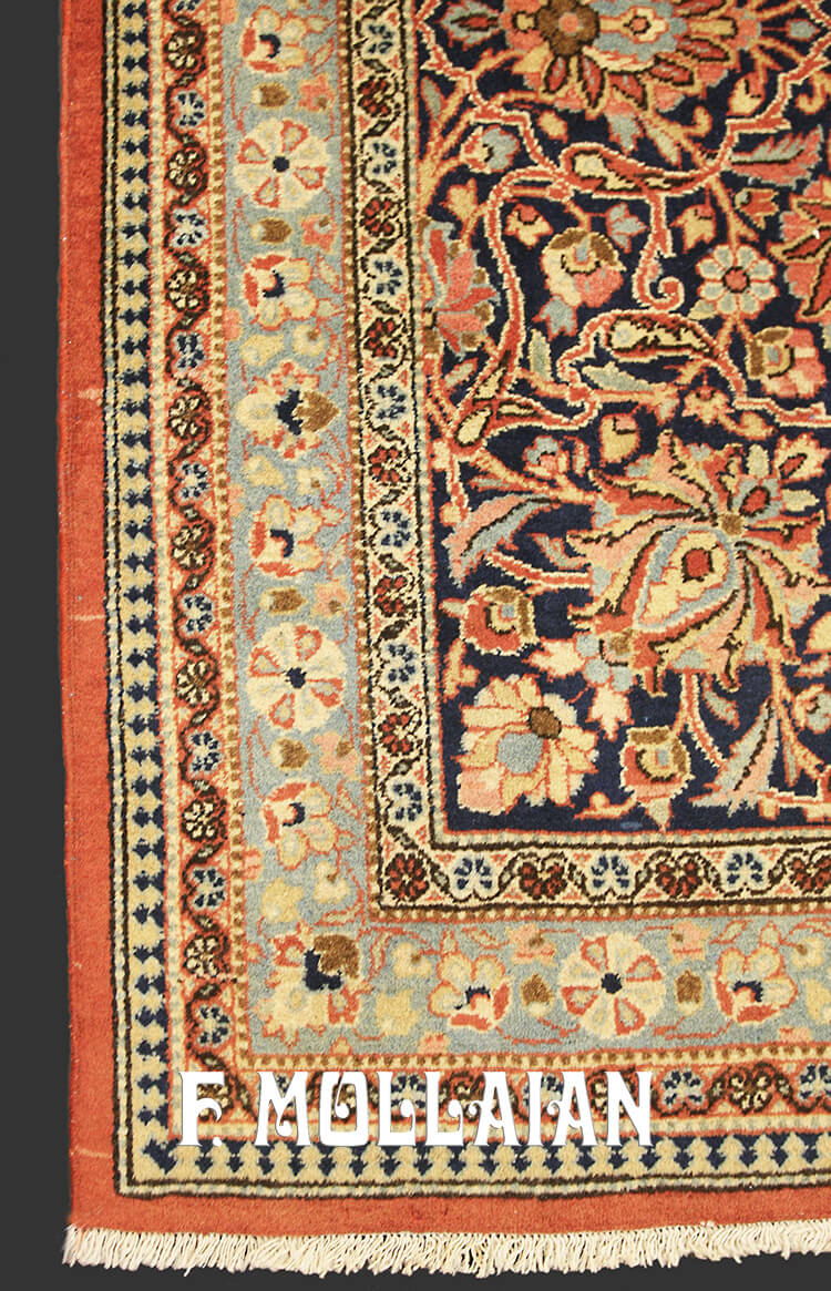 Antique Persian Kashan Dabir Carpet n°:27430856