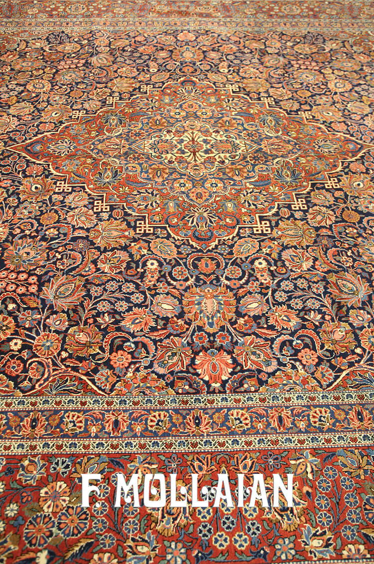 Teppich Persischer Antiker Kashan Dabir n°:30228250