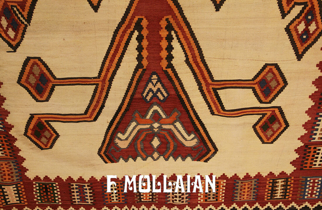 Antiker Persischer Kilim Kashkai (Qashqay) n°:40480699