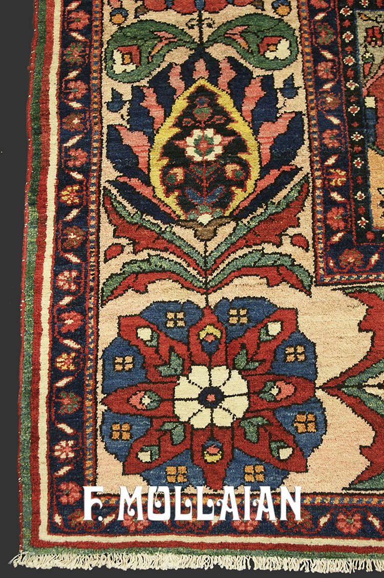 Tapis Persan Antique Bakhtiari n°:40533425