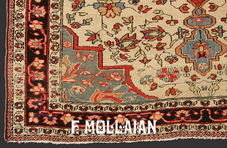 Teppich Persischer Antiker Kashan Mohtasham n°:42579629