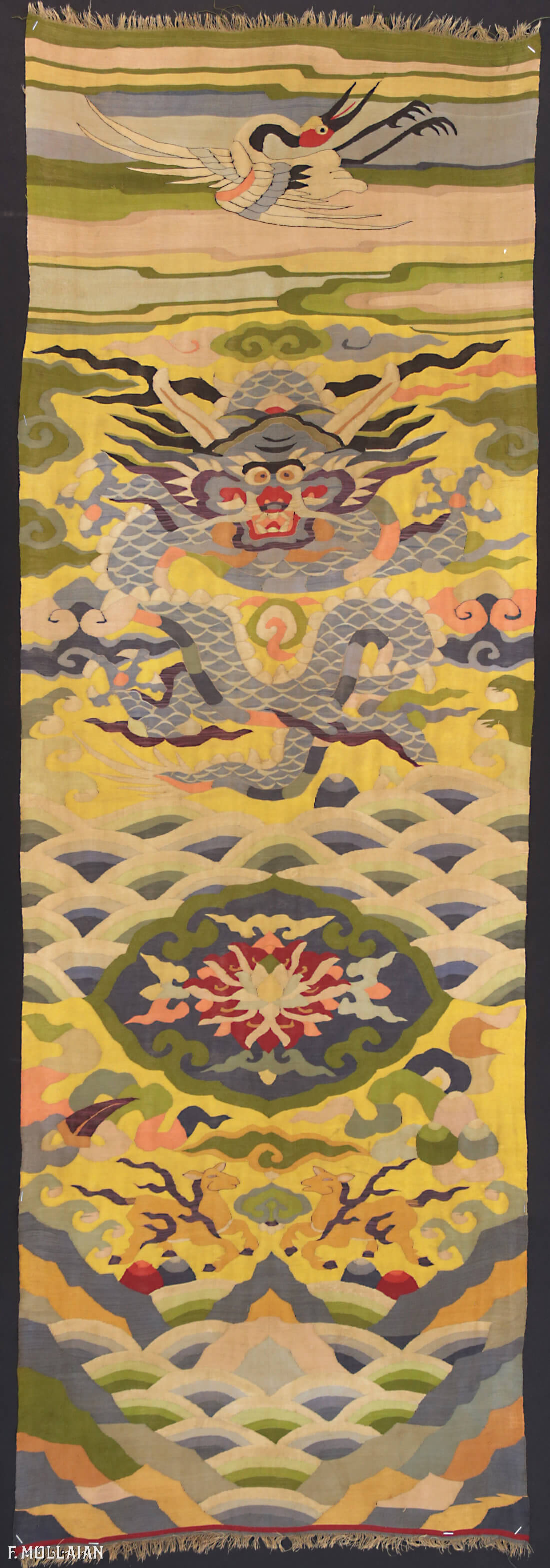 Antique Chinese Textile Silk n°:42711283