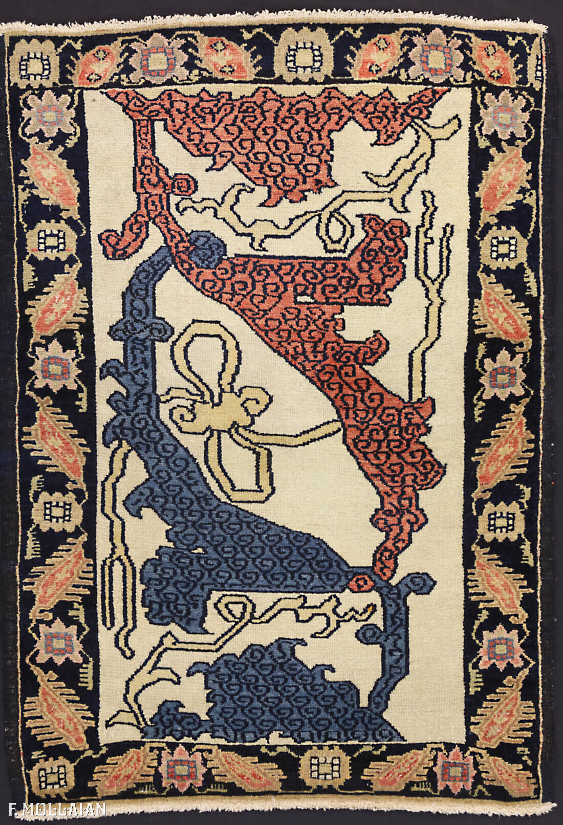 Antique Persian Senneh Rug Vaghireh n°:52913102