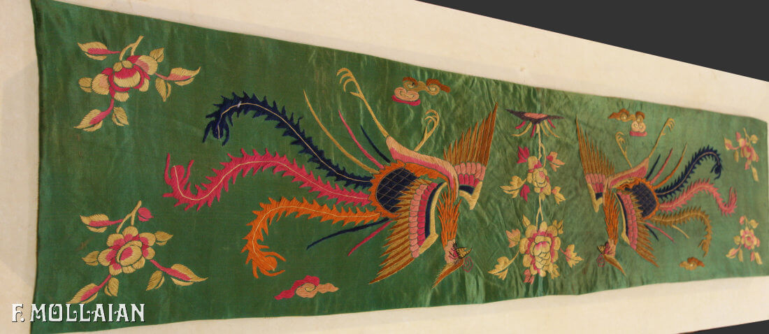 Têxtil Chinês Antigo Seda n°:55610197
