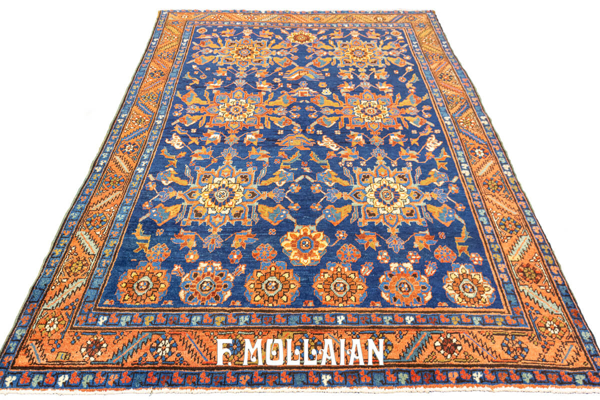 Antique Persian Hand-knotted Bakhshayesh Rug n°:855676