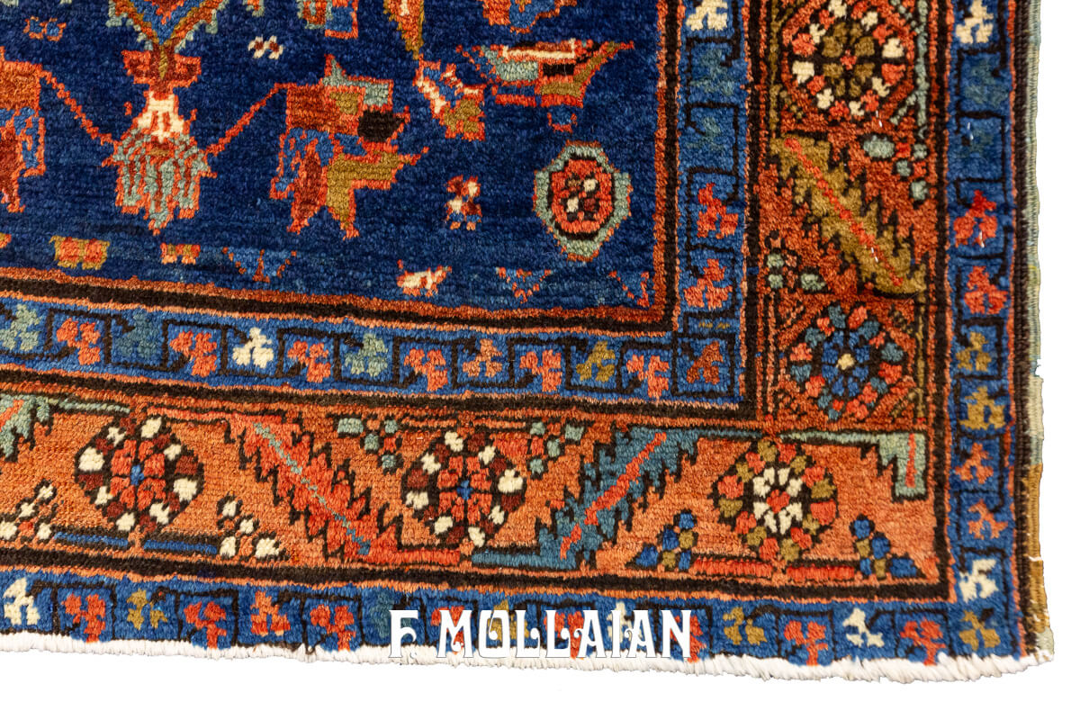 Antique Persian Hand-knotted Bakhshayesh Rug n°:855676
