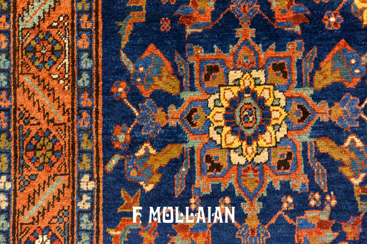 Antique Persian Hand-knotted Bakhshayesh Rug n°:855676