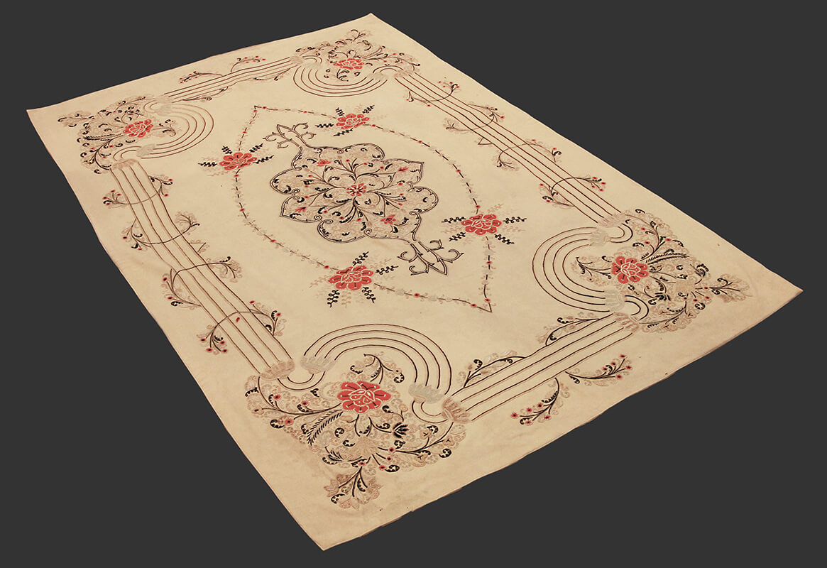波斯古董纺织品：拉什特针绣 (Rashti-duzi) · 居装饰挂毯
