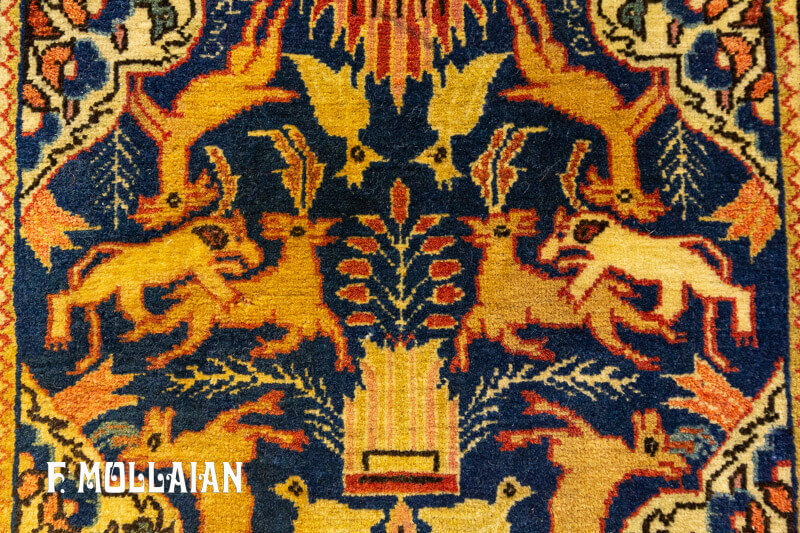 Isfahan Rug Pair Rare Small Size n°:15003415