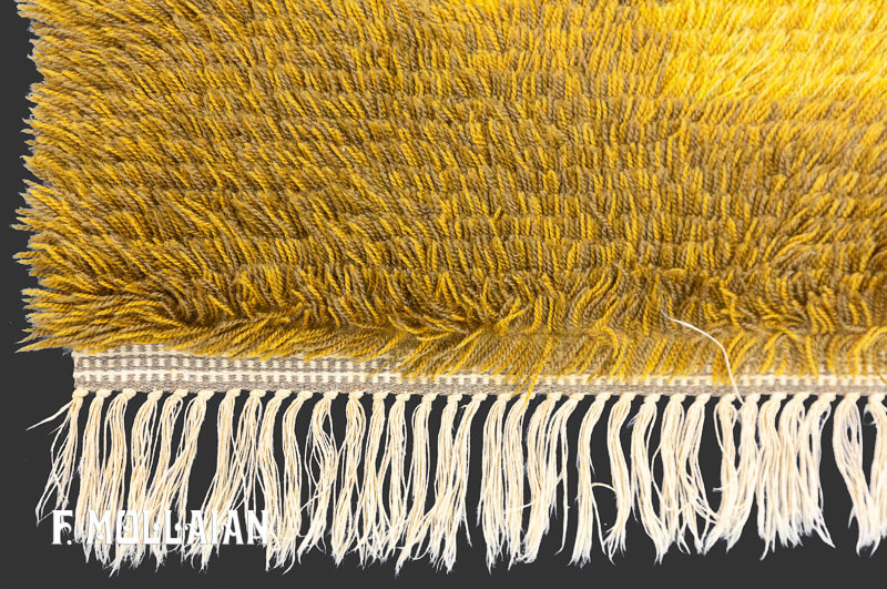 Vintage Swedish Rya Rug n°:15309235