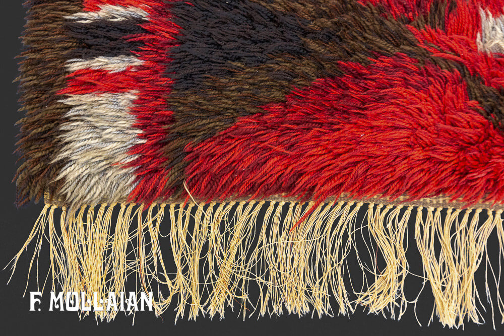 Vintage Rya Swedish Rug n°:18023818