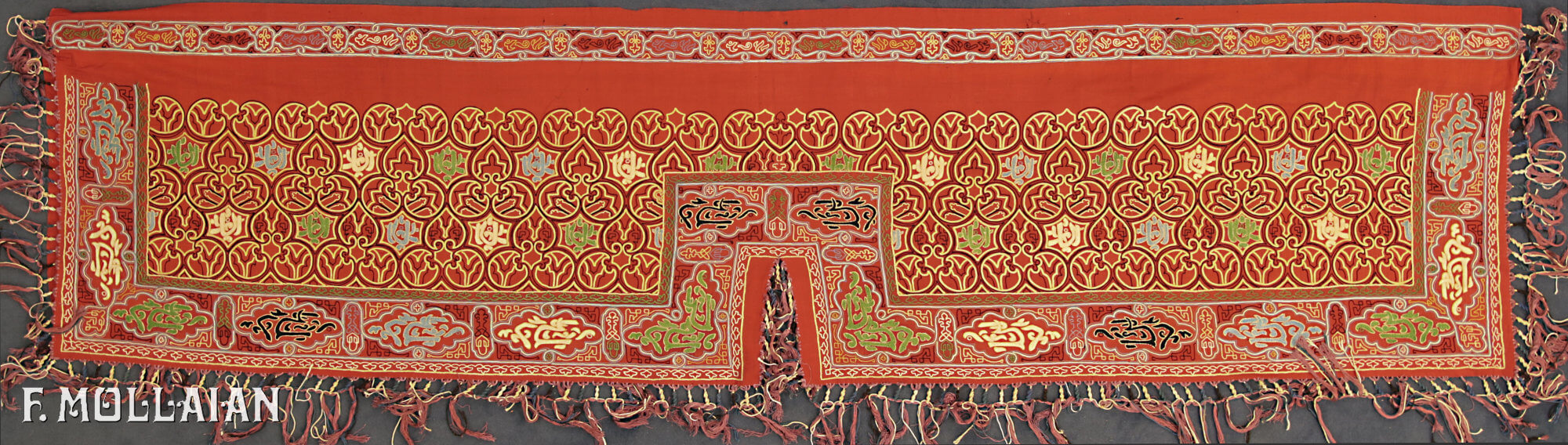 波斯古董纺织品：拉什特针绣 (Rashti-duzi) · 居装饰挂毯