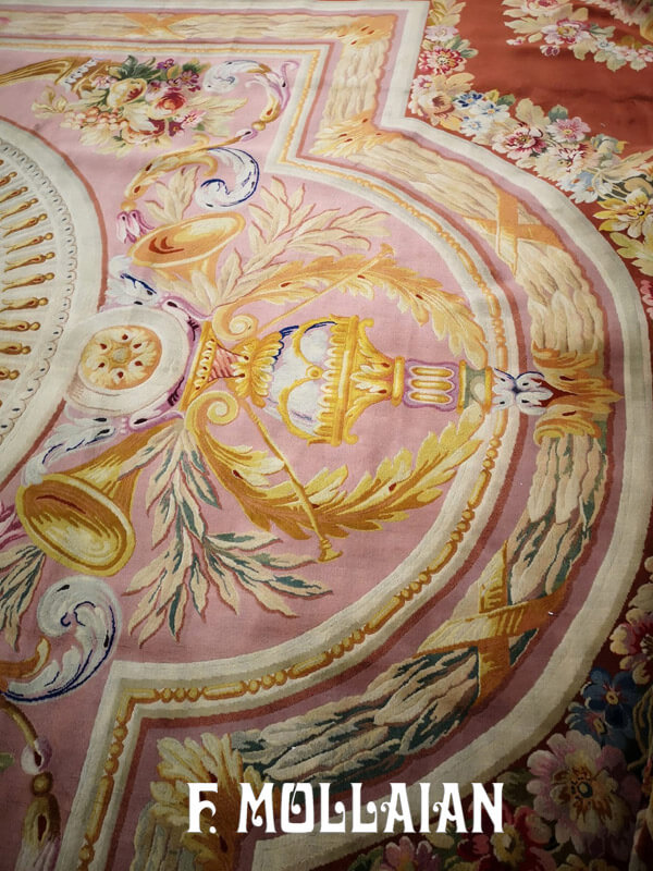 Magnifique Tapis Antique du Palais de la Savonnerie Française n°:31456755