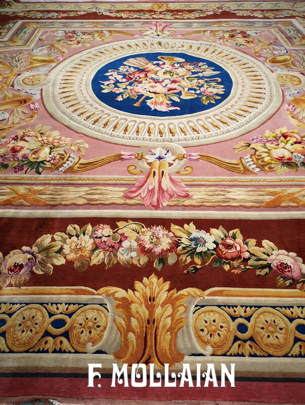 Magnifique Tapis Antique du Palais de la Savonnerie Française n°:31456755