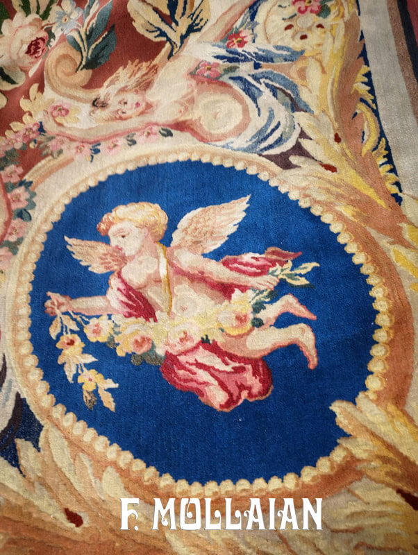 Magnifique Tapis Antique du Palais de la Savonnerie Française n°:31456755