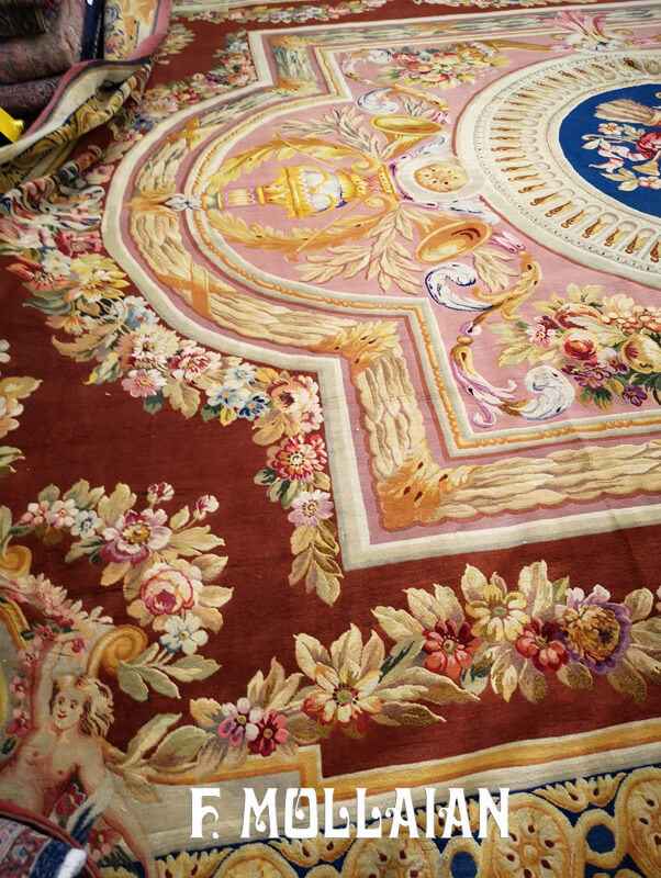 Magnifique Tapis Antique du Palais de la Savonnerie Française n°:31456755