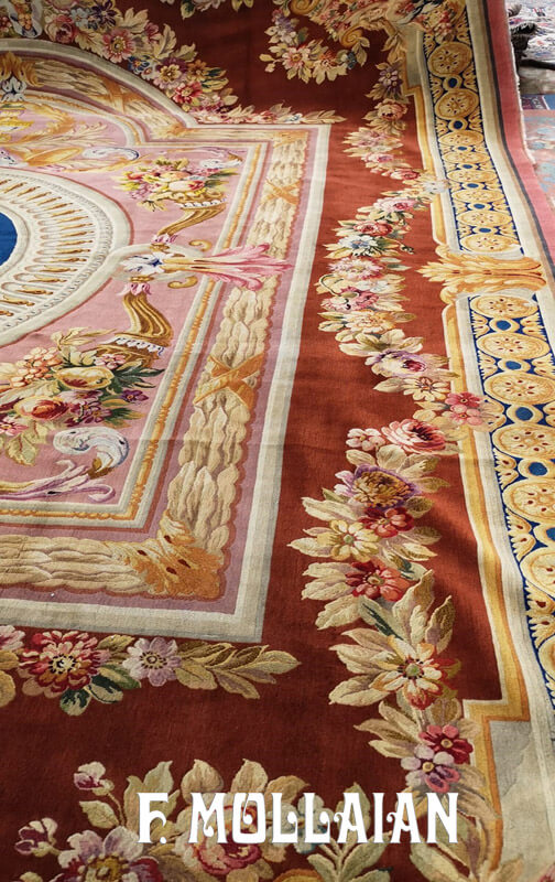 Magnifique Tapis Antique du Palais de la Savonnerie Française n°:31456755