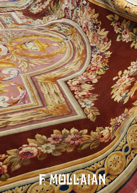 Magnifique Tapis Antique du Palais de la Savonnerie Française n°:31456755