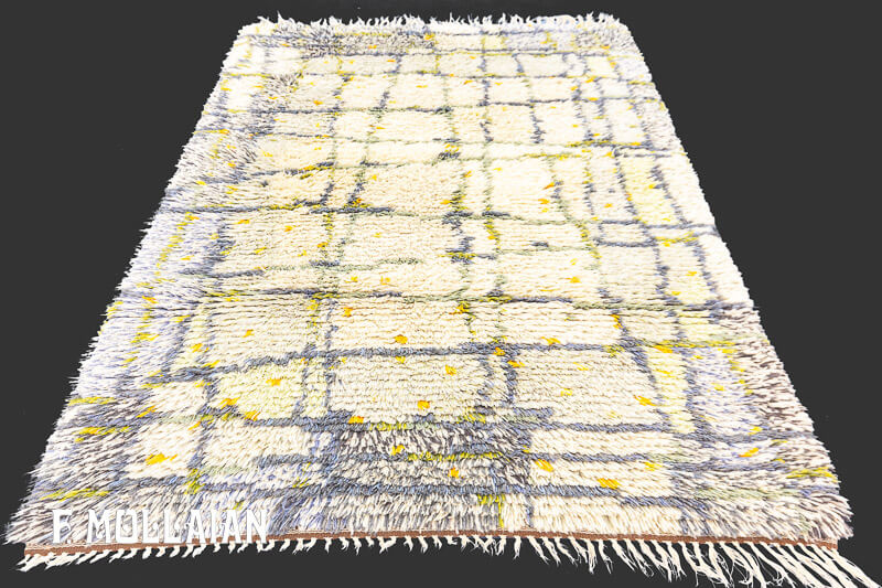 Tapis Vintage Rya Suédois n°:34123944