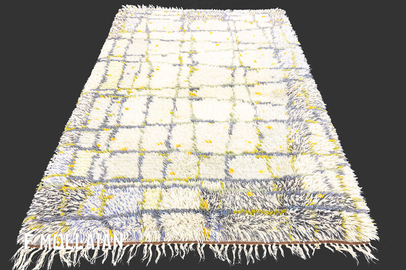 Tapis Vintage Rya Suédois n°:34123944