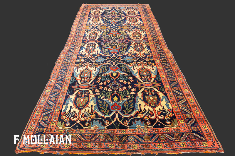 Antique Persian Bidjar Garrus Rug n°:34127988
