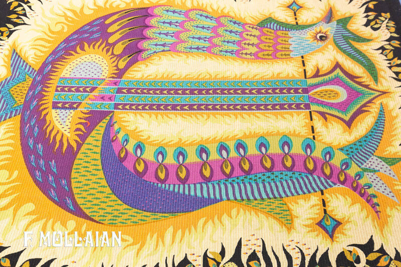 Serigraphy Tapestry, Oiseaux-lyre by M. Ray n°:42530368