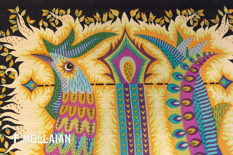 Serigraphy Tapestry, Oiseaux-lyre by M. Ray n°:42530368