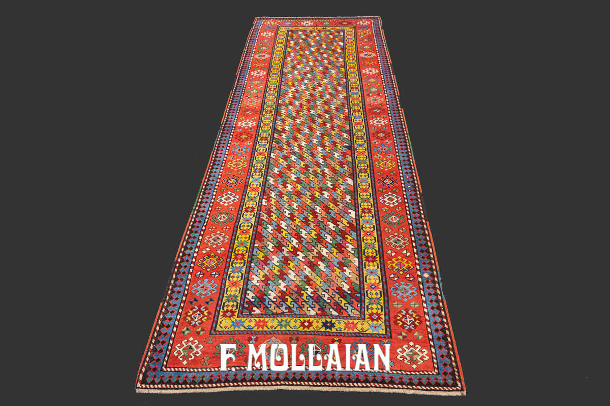 Tappeto Caucasico Antico Multicolor Talish n°:43885087