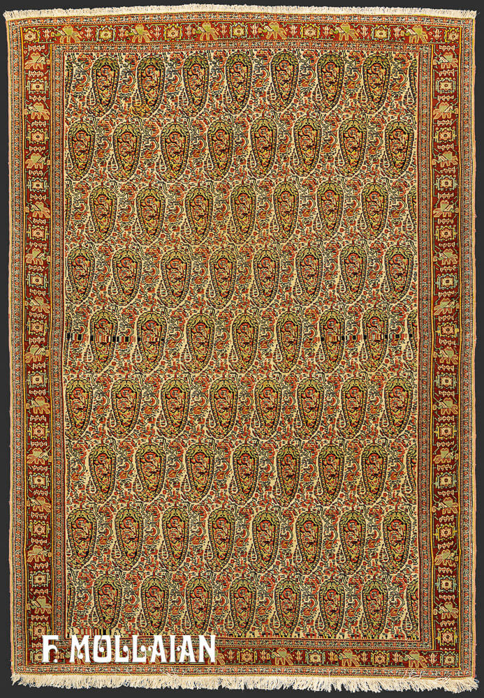 Tapis Antique Senneh, Motif Bothe n°:44074558