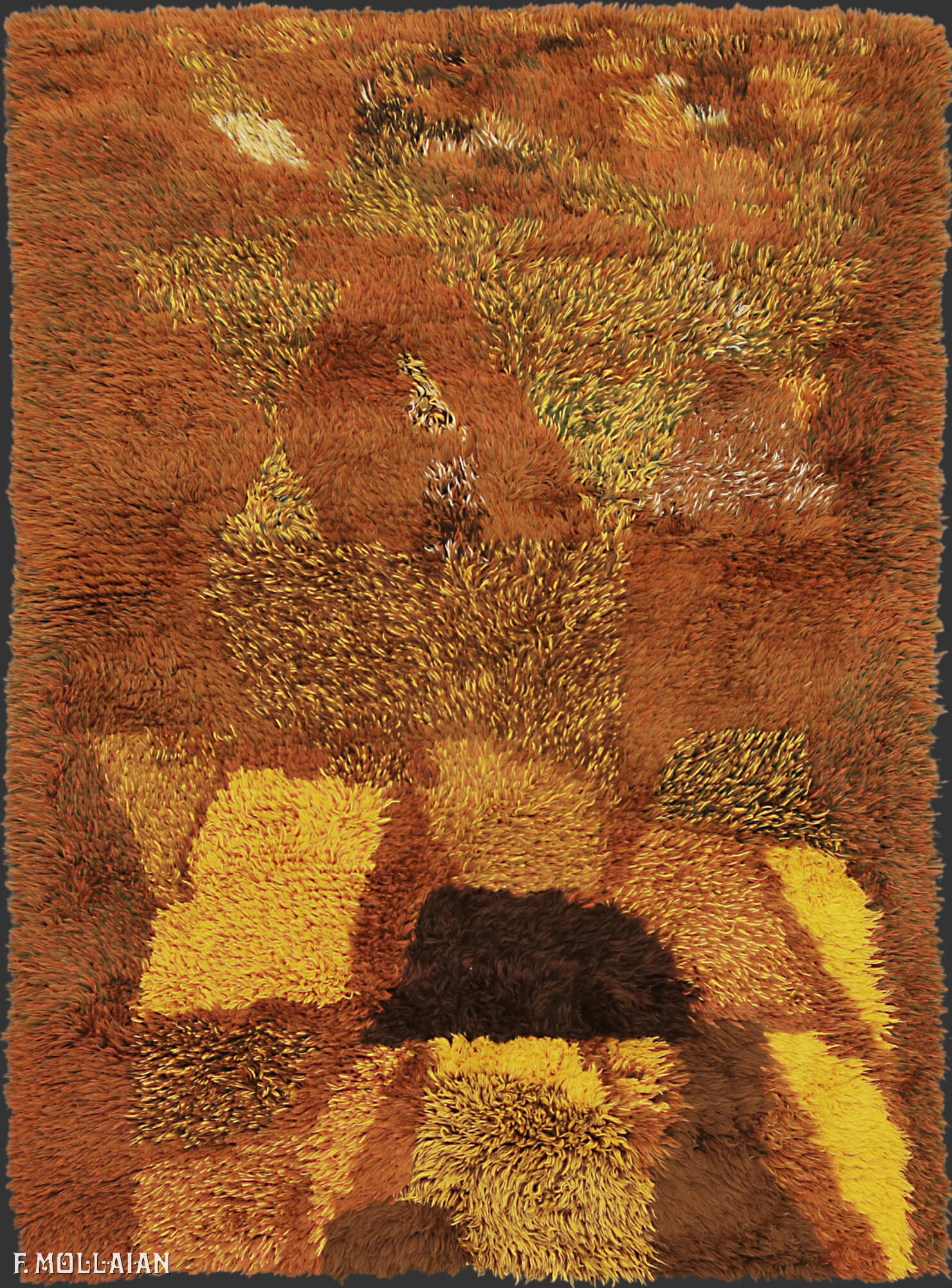 Swedish Rya Rug n°:44213303
