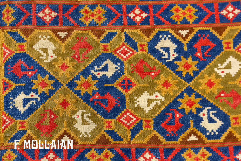 Rollakan Swedish Antique Signed Textile n°:45242049