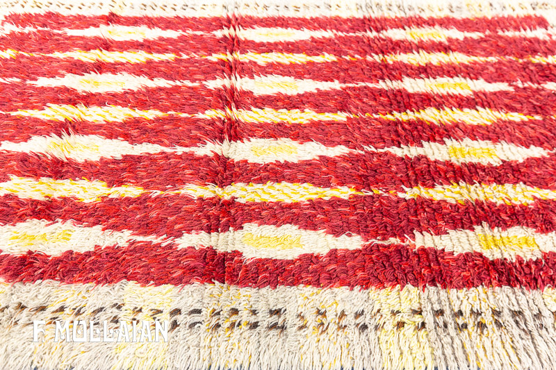 Tapis Rya Suédois Vintage n°:47006272