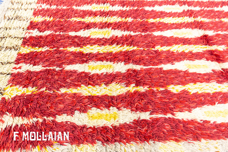 Tapis Rya Suédois Vintage n°:47006272