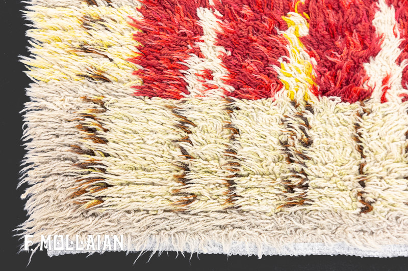 Tapis Rya Suédois Vintage n°:47006272