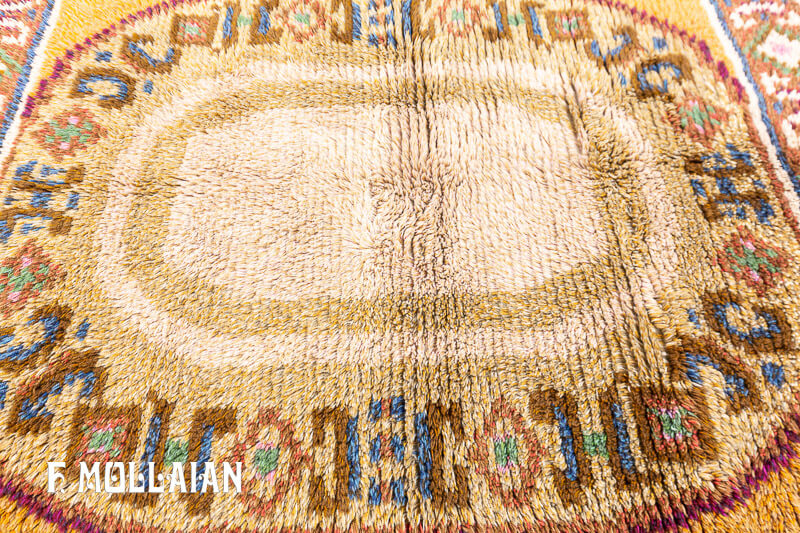 Vintage Swedish Rya Rug n°:47810022