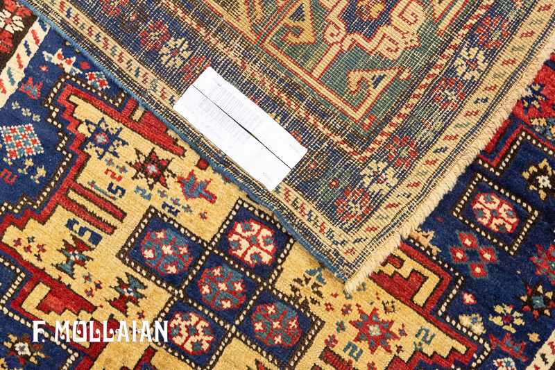 Antique Caucasian Lezghi Runner Rug n°:48846610
