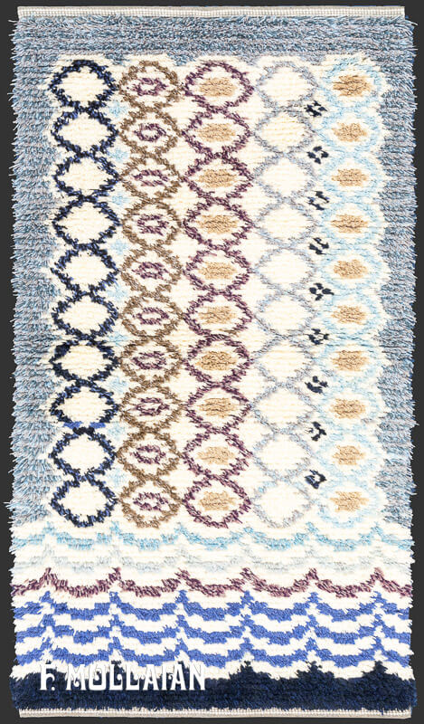 Vintage Swedish Rya Rug n°:54090527
