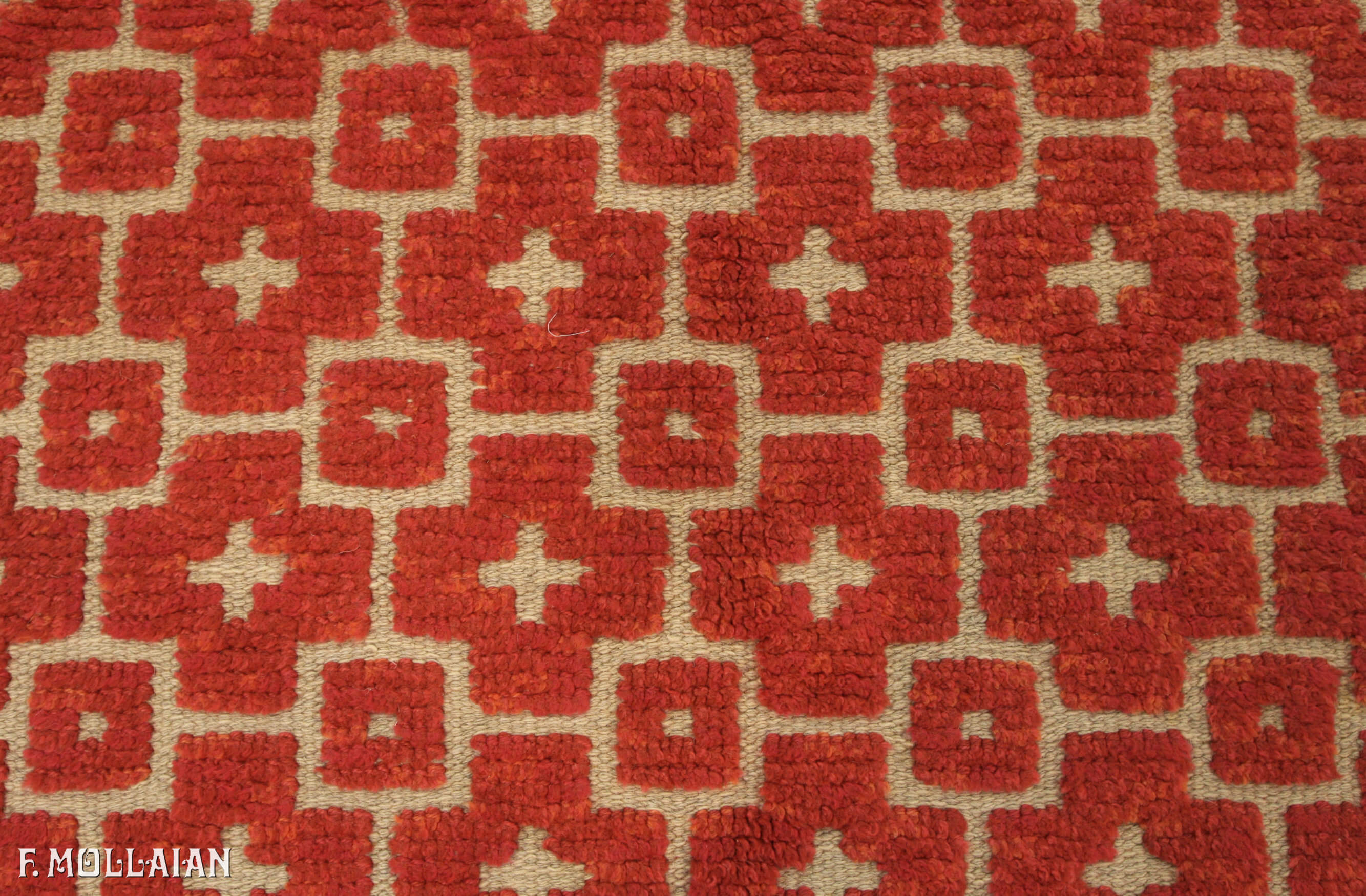 Tapis Suédois Semi-Antique Rya n°:58898634