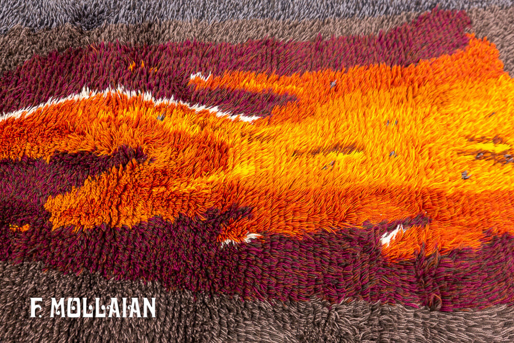 Tapis Scandinave Rya Semi-Antique Rug n°:59358150