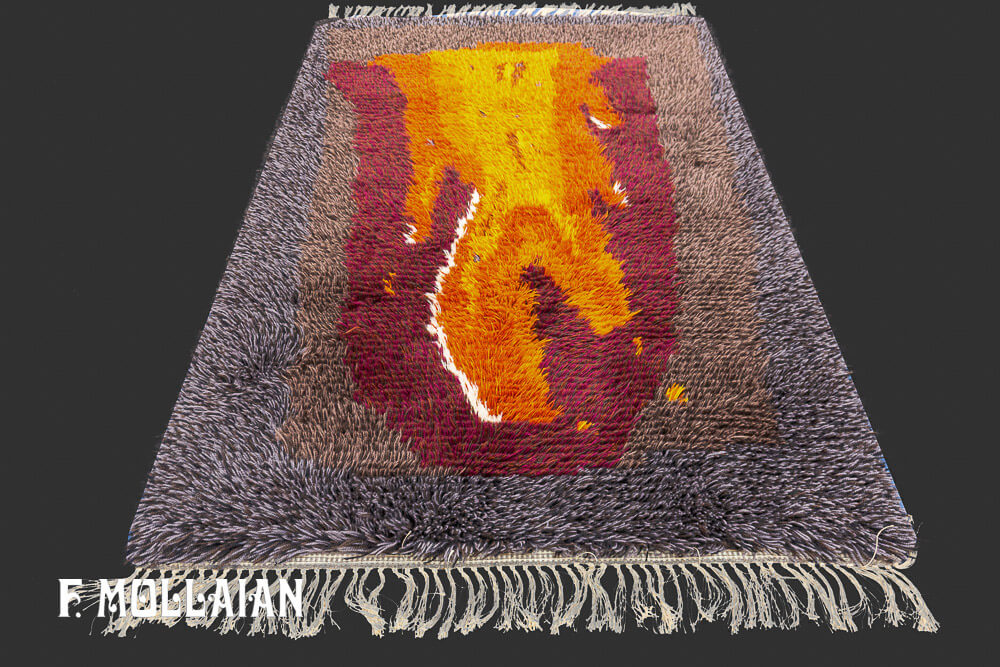 Tapis Scandinave Rya Semi-Antique Rug n°:59358150