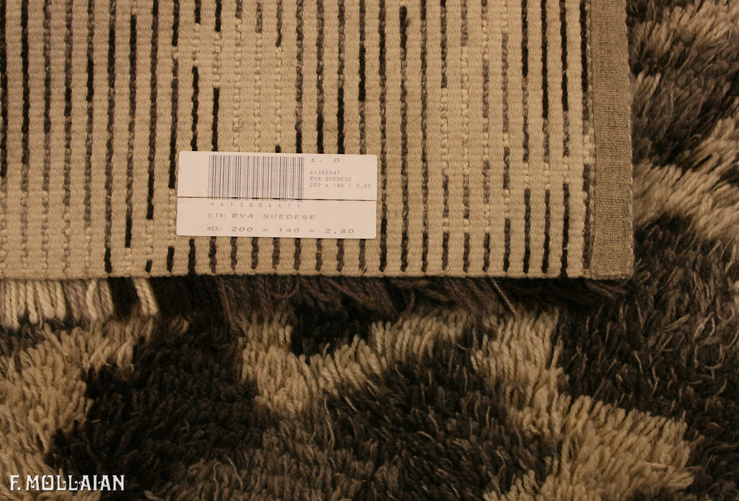 Teppich Schwedisch Semi-Antiker Rya n°:61388641