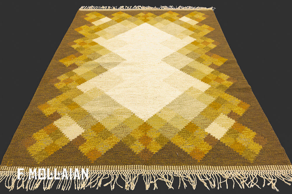 Tapis Scandinave Kilim Rollakan n°:61828652