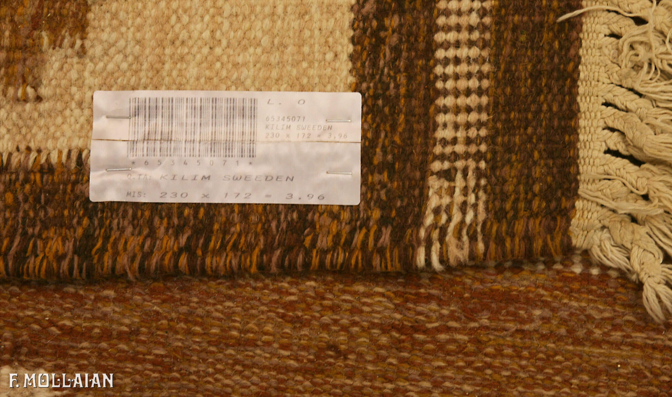 Semi-Antiker Schwedisch Kilim n°:65345071