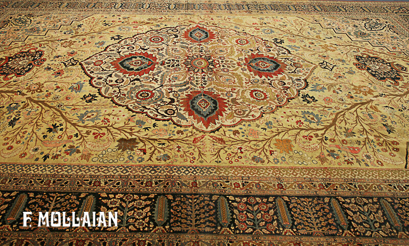 Teppich Persischer Antiker Tabriz Hadji djalili n°:66220834