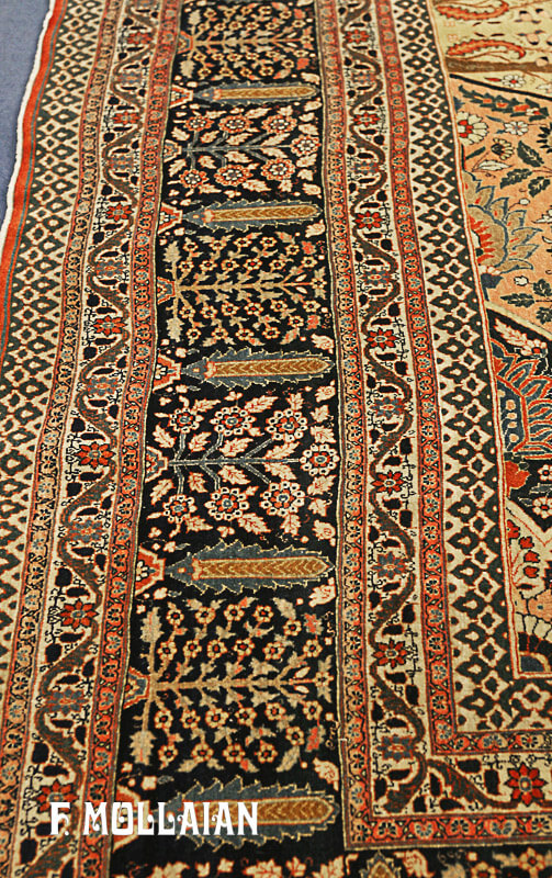 Teppich Persischer Antiker Tabriz Hadji djalili n°:66220834