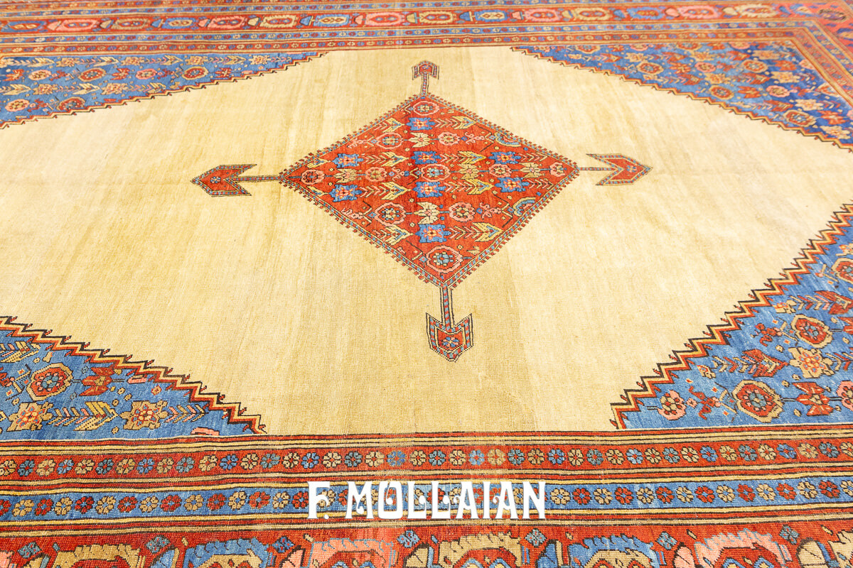 Tapis Bakhshayesh Laine Beige n°:68786141