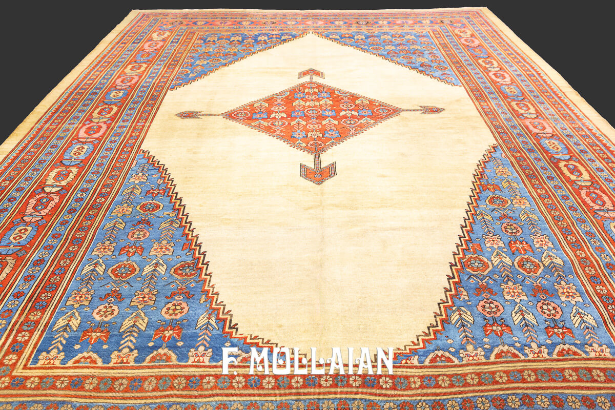 Tapis Bakhshayesh Laine Beige n°:68786141